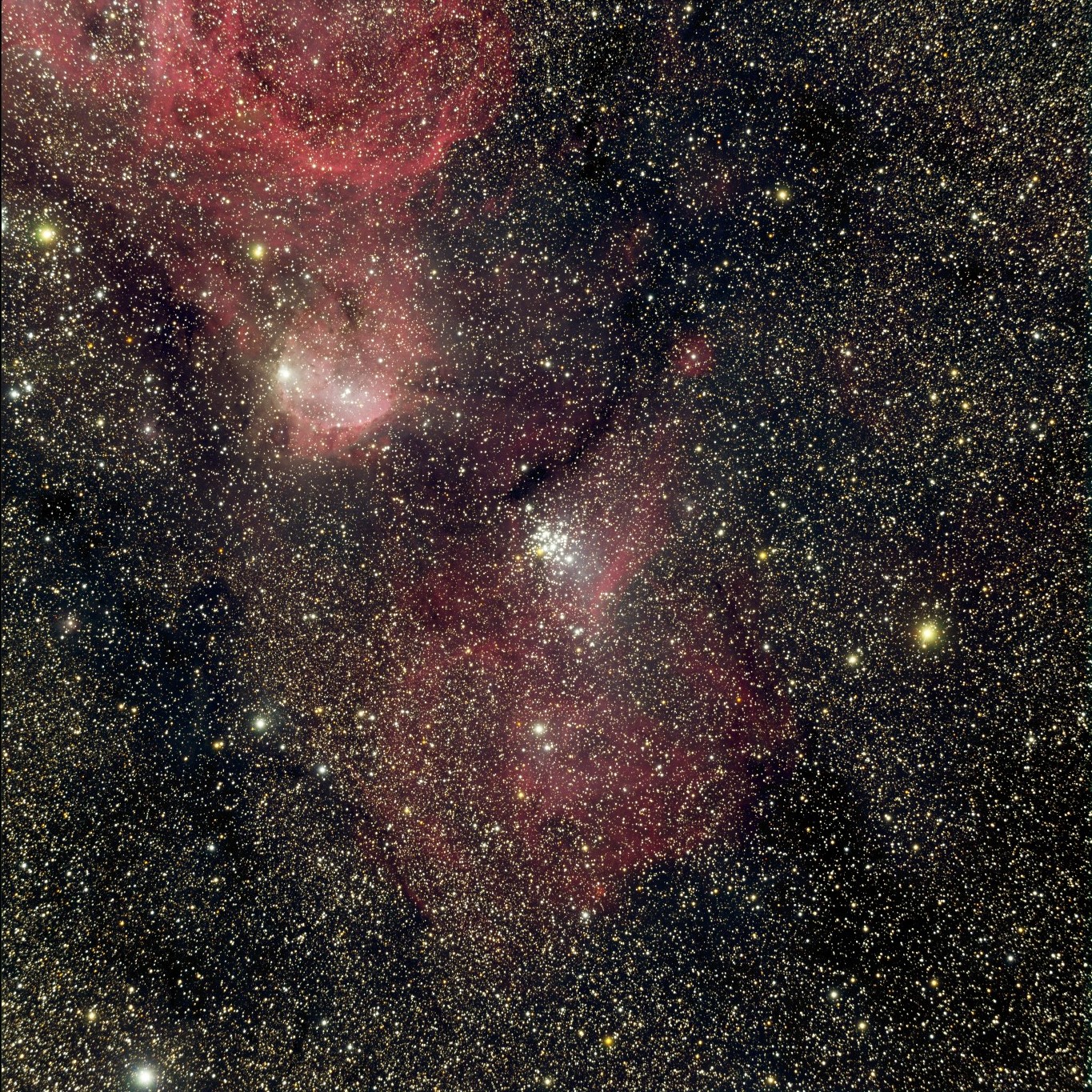 Widefield image of the Gem Cluster.