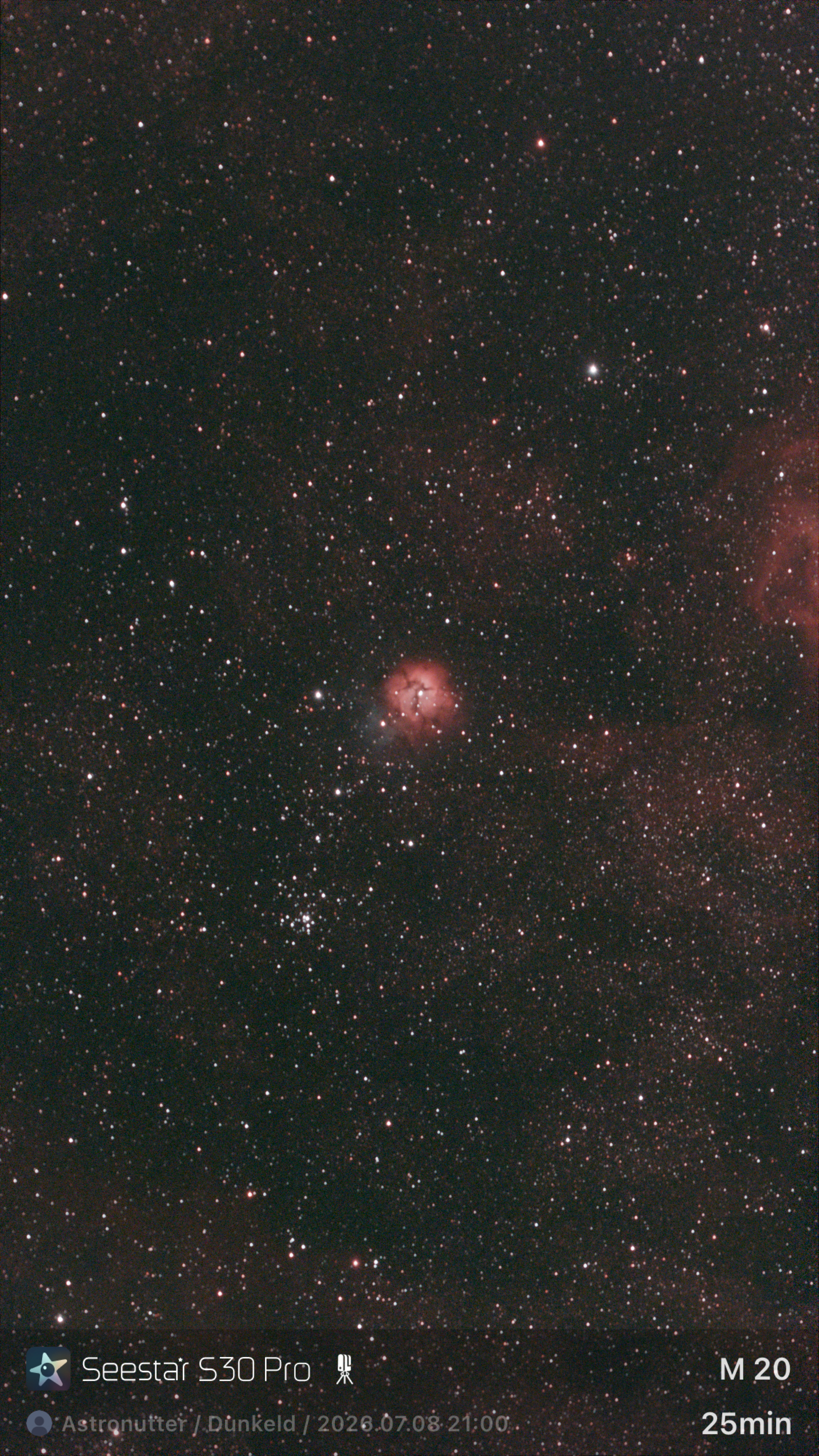 M20 The Trifid nebula S30